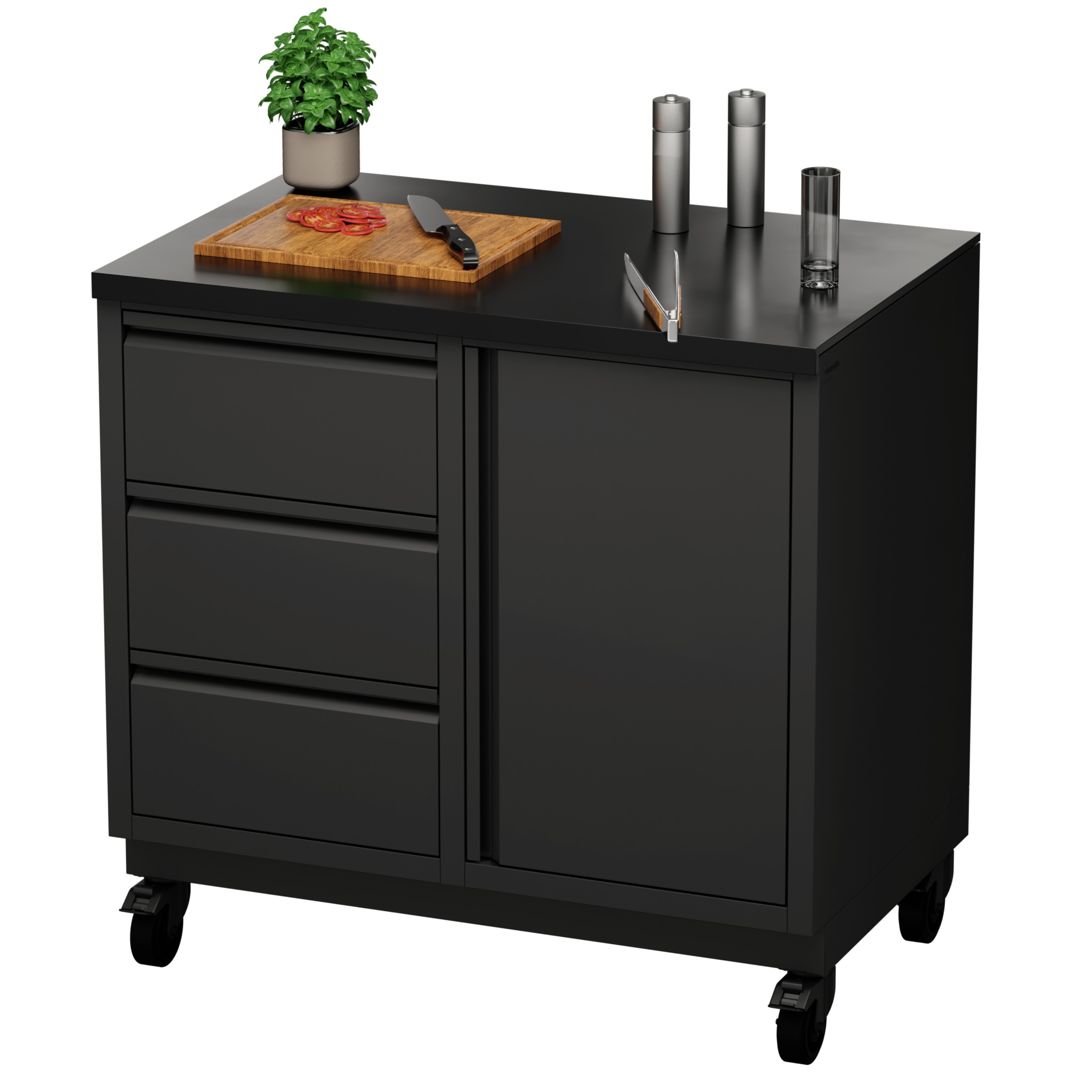 System Grill Beistellwagen