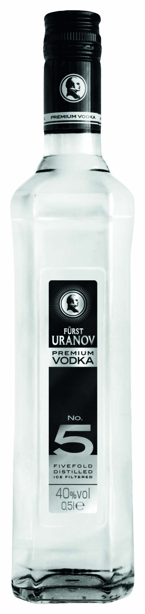 Fürst Uranov Premium Vodka No.5 0,5l